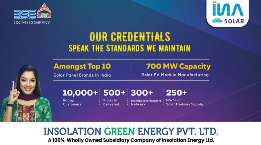 Insolation Energy Limited invests in rights issue of Insolation Green Energy Pvt Ltd